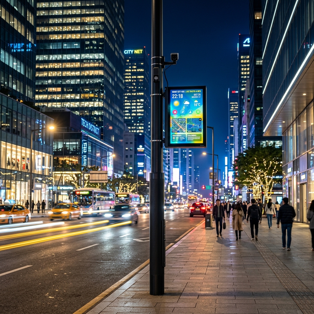 LED Light Pole Display